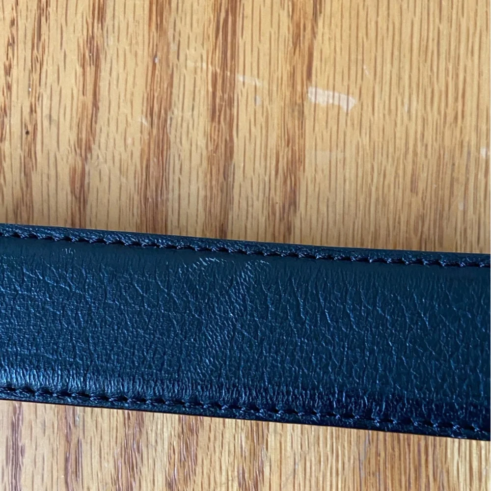 BRUNO MAGLI Black Leather Made‎ in Italy 1” Belt SZ 40